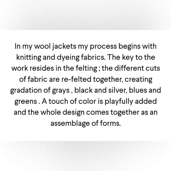 Mina Norton Jackets & Coats Mina Norton Jacket Wearable Art Poshmark